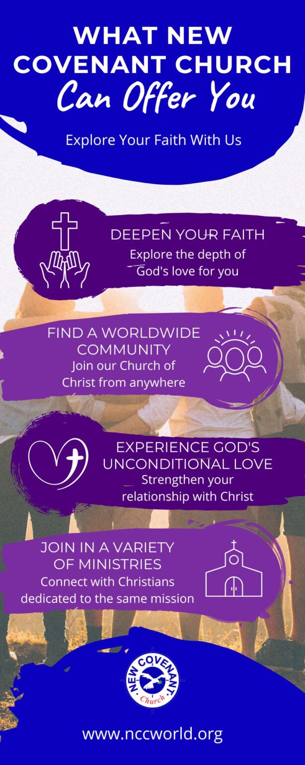 What New Covenant Church Can Offer You Infographic