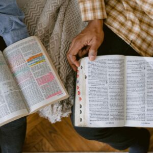 people holding bibles