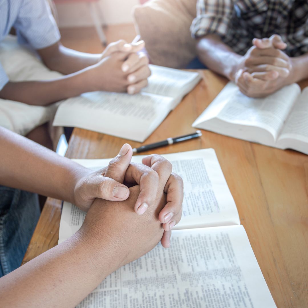 people in bible study